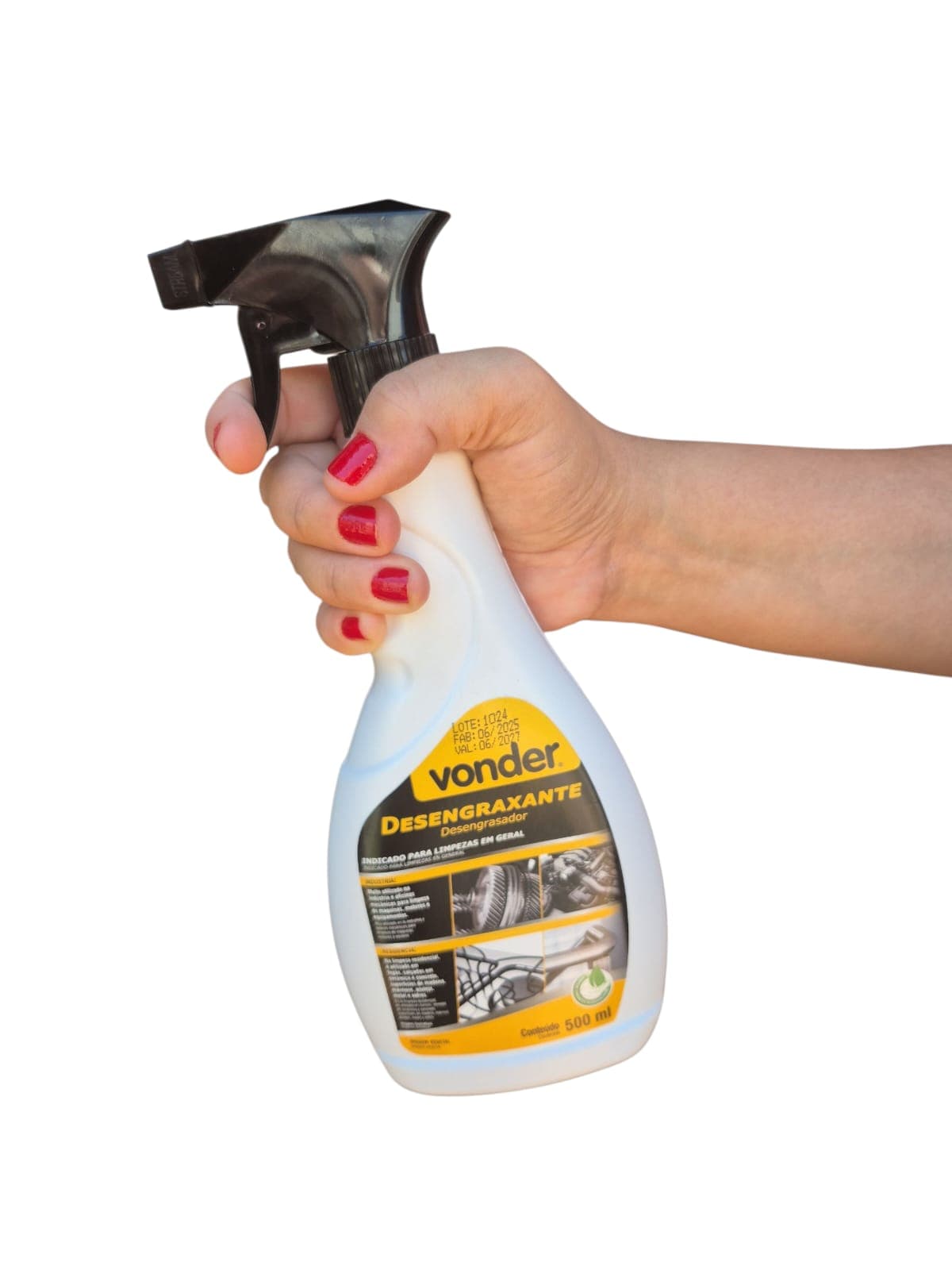 Desengraxante p/ Limpeza Spray 500ml Vonder