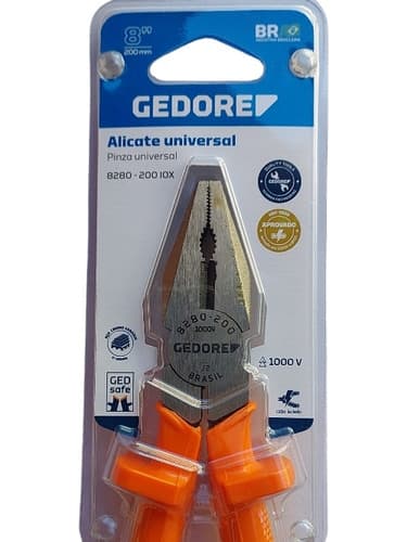 Alicate Profissional Universal Isolado 8 Iox 8280-200 Gedore