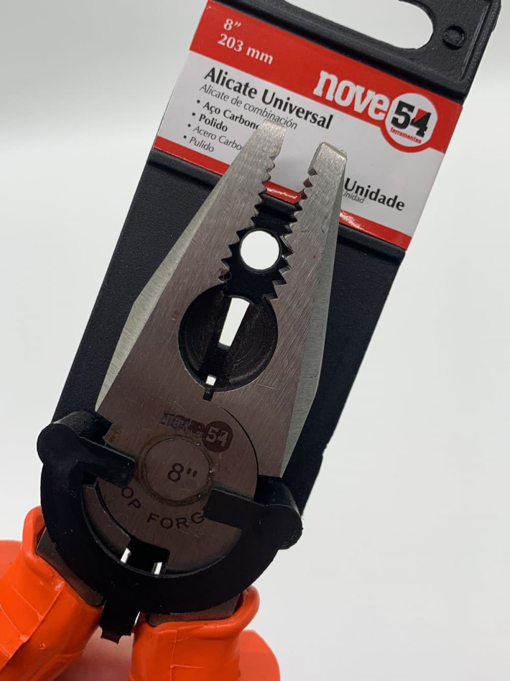 Alicate Universal 8" Heavy Duty Polido Nove54