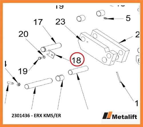 Trava P/ Eixo Articulação Still Mod Erx Kms/er 2301436